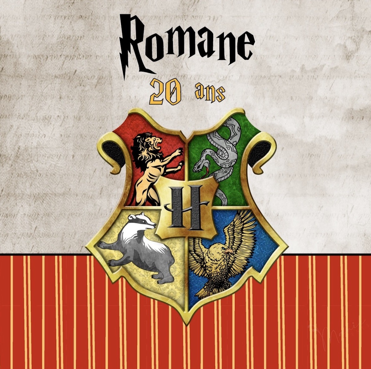 Harry Potter écusson