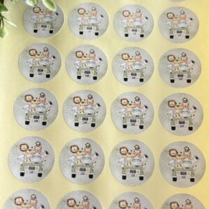 Étiquettes autocollantes