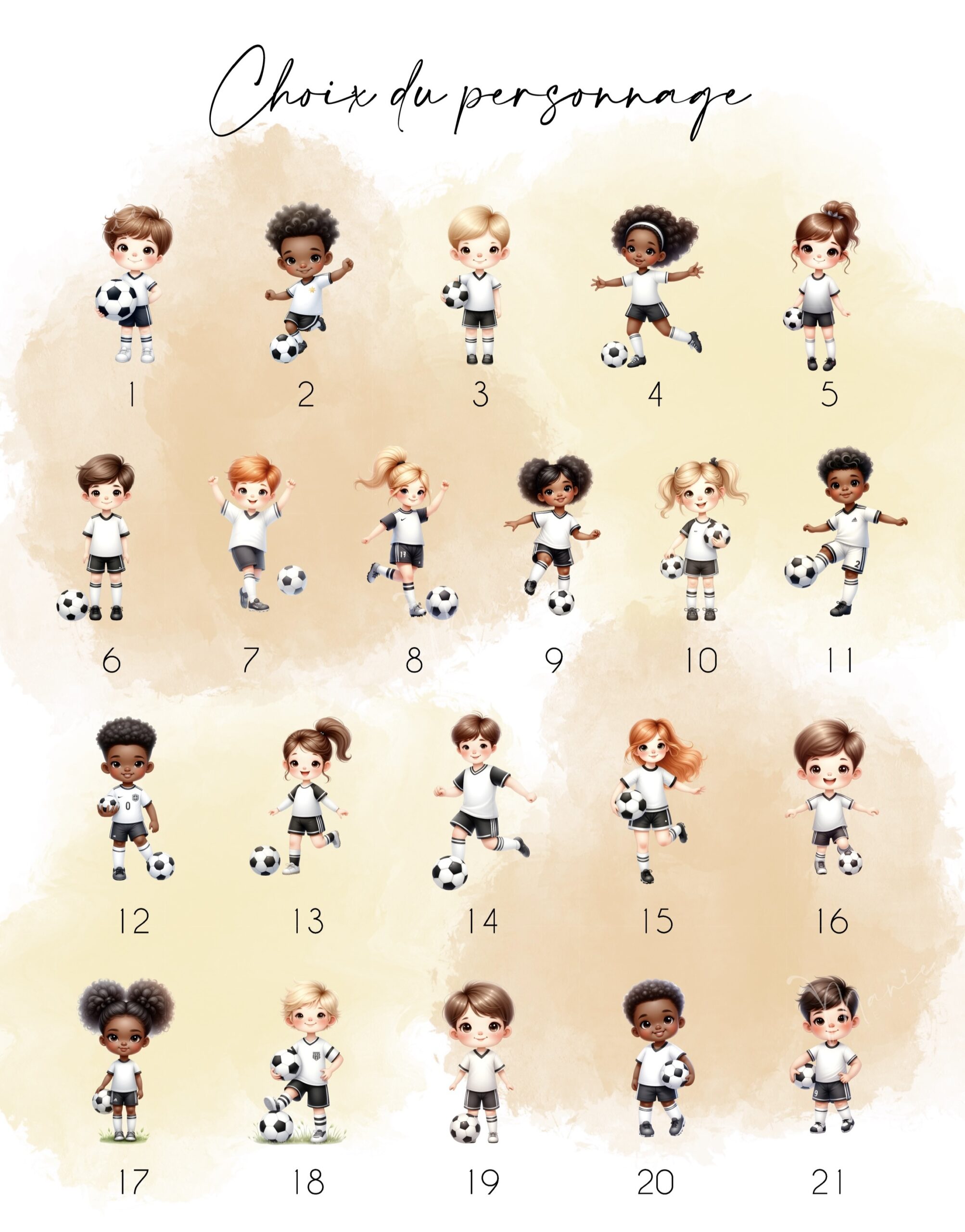 Choix du personnage Foot Andrès 2